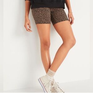 Old Navy cheetah print biker shorts size XXL
